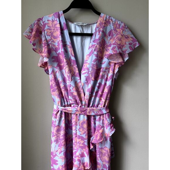 $299 Amanda Uprichard Johanna Maxi Dress Womens Size S Midsummer Color New - Picture 2 of 6